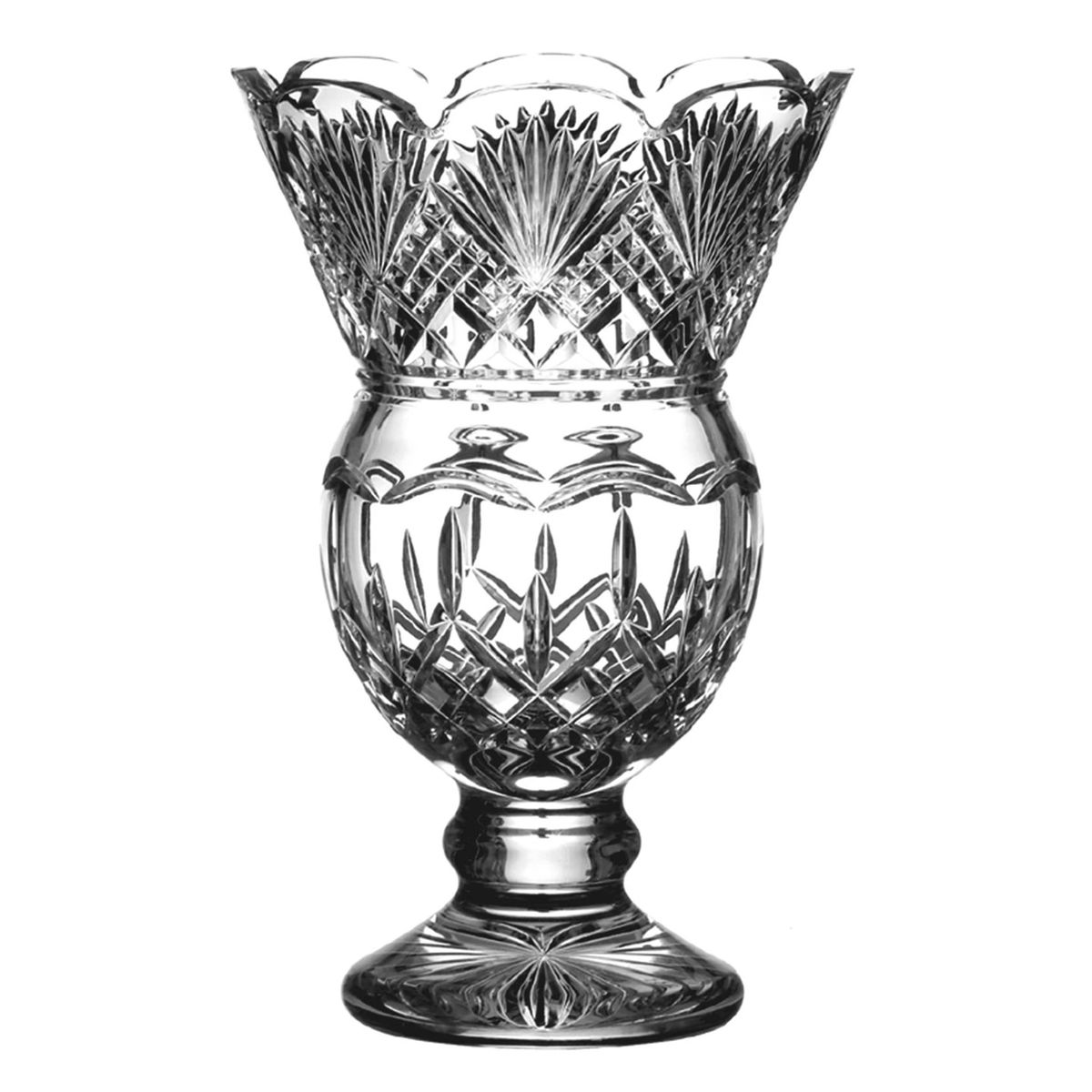 Waterford Crystal Lismore Thistle Vase 32.5 cm